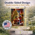 thumbnail image 3 of Rhodesian Ridgeback and Santa Claus Garden Flag 11.25 in x 15.5 in, 3 of 7