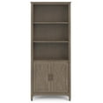 thumbnail image 4 of Simpli Home Ela SOLID WOOD 72 inch x 30 inch Transitional Bookcase in Smoky Brown, 4 of 11