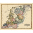 thumbnail image 3 of Lucas 14x12 Black Modern Framed Museum Art Print Titled - Holland Netherlands - Lucas 1823, 3 of 5