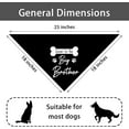 thumbnail image 6 of Soon to Be Big Brother Dog Bandana - Gender Revealing Scarf, Photo Prop, Pregnancy Announcement, Pet Baby Announcement Accessories for Dog Lovers, 6 of 6
