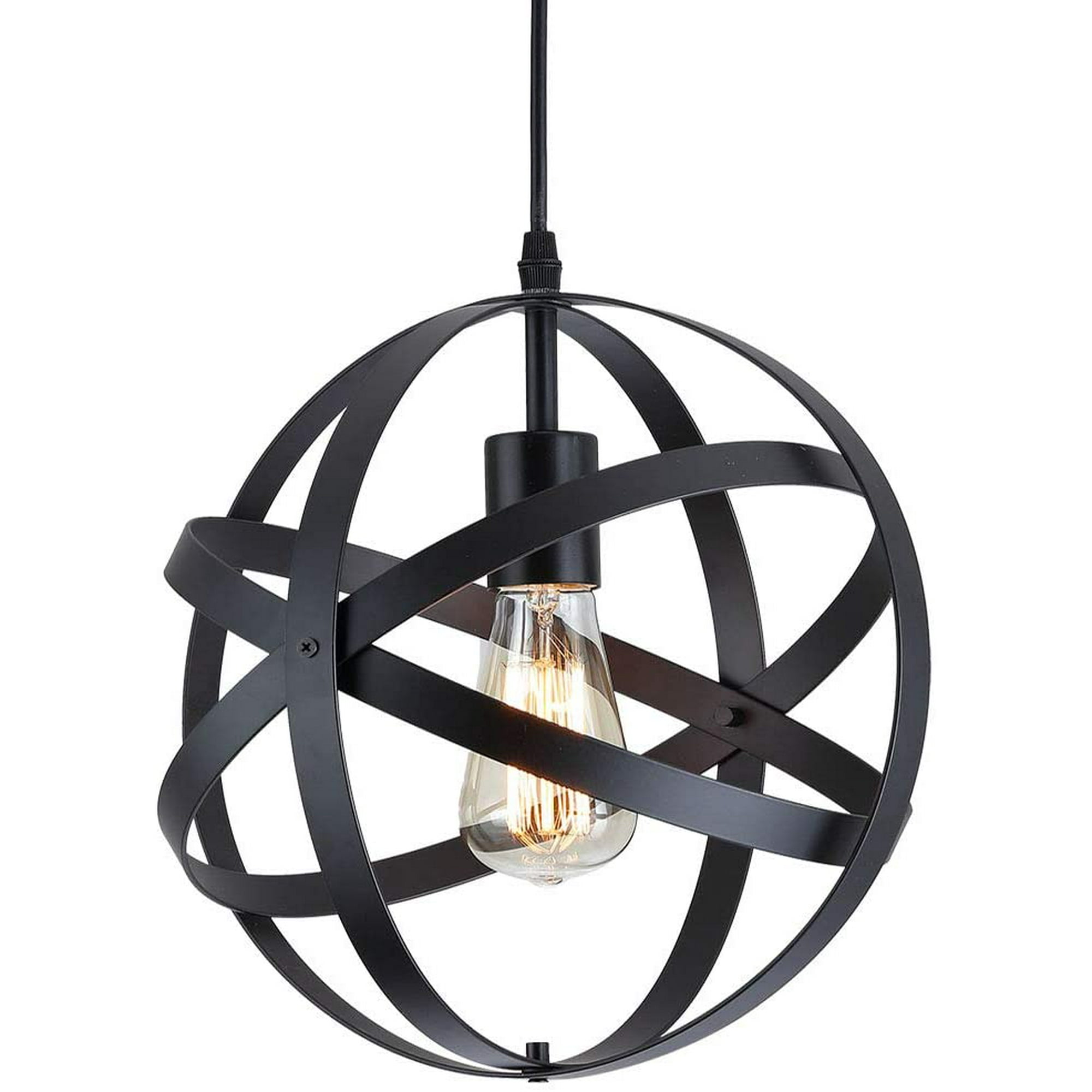 Suspension led moderne lumières noir/or lustre table salle à manger