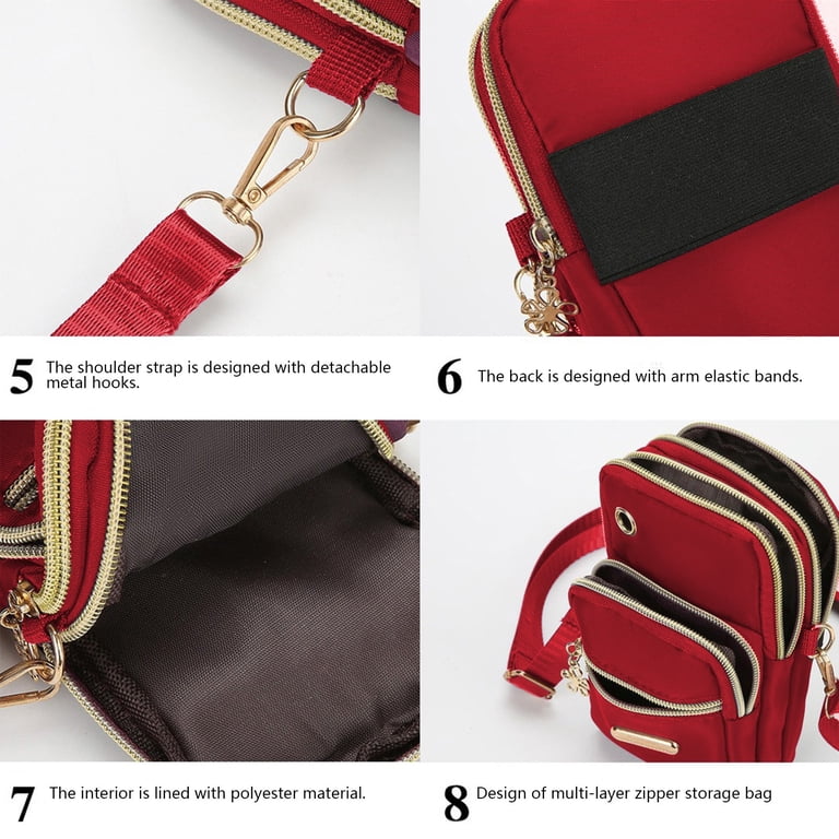 Polyester Crossbody Sling Backpack with Multiple Pockets, Adjustable Strap, Multipurpose Crossbody Sling Backpack | Adjustable Polyester  main image 4