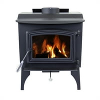 Pleasant Hearth 1,200 Sq. Ft. Small Wood Burning Stove