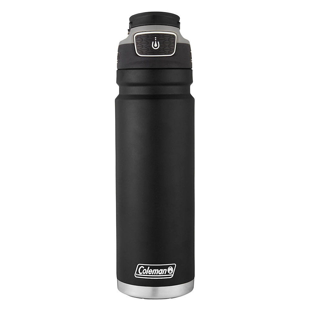 Coleman Autoseal FreeFlow Stainless Steel Insulated Water Bottle, 24oz
