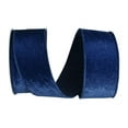thumbnail image 3 of JAM Paper Christmas Velvet Plush Royal Blue Polyester Ribbon, 10yd x 2.5in, 1/Pack, 3 of 4