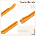 thumbnail image 3 of Stained Glass Foiling Tool, 7/32 Inch Professional Glass Crafting Applicator, Orange Plastic Handle, Precision Copper Foil Roller for DIY Glass Art Projects, Soldering Supplies, 3 of 5