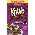 thumbnail image 3 of Kellogg's Krave Breakfast Cereal, 7 Vitamins and Minerals, Kids Snacks, Family Size, Brownie Batter, 16.2oz Box (Pack of 2), 3 of 5