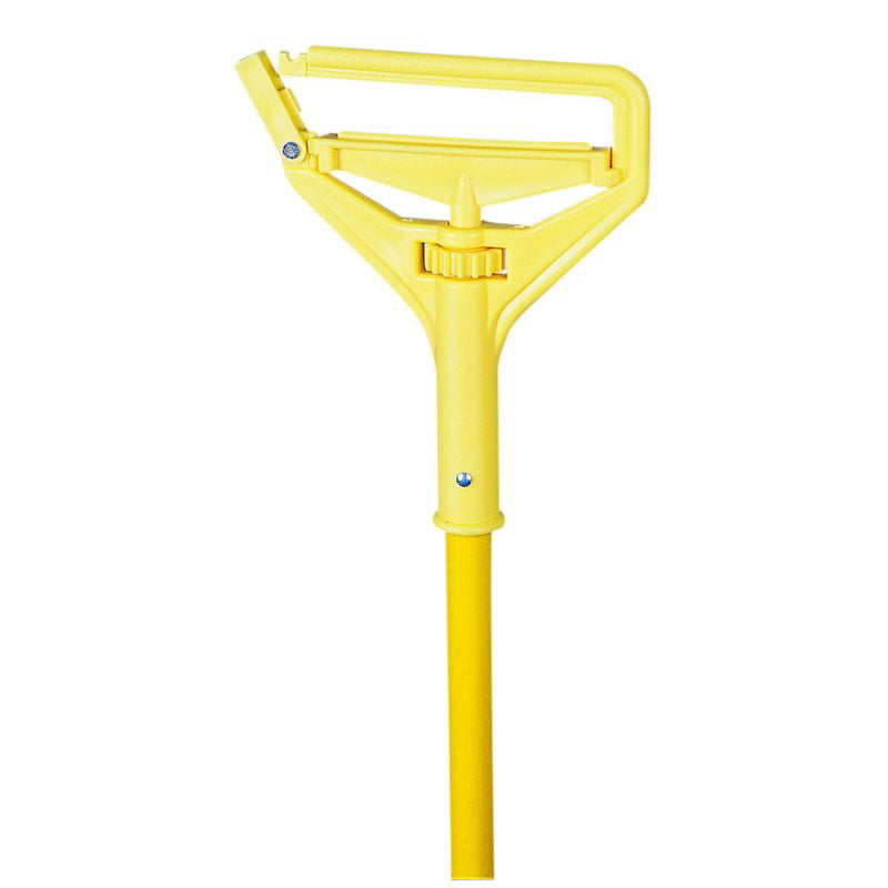 Nassco Pro Series Quick Change Wet Mop Handle 60" Yellow Fiberglass Handle 1 Ea 