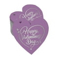 thumbnail image 1 of Inkdotpot Happy Valentine's Day Valentine Bottle Tag Real Silver Foil Favor Hang Tags Pack Of 100, 1 of 8