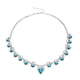 thumbnail image 1 of Collar boho con turquesa personalizado para mujer, colgante conmemorativo, joya de regalo, 1 of 8