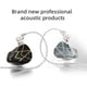 thumbnail image 5 of Auriculares con cable KZ ASX 3.5mm Smartphone 2Pin Auriculares Cable desmontable Auriculares portátiles de metal para caminar Sonido de llamada Auriculares de audio Blanco Rrgular Inevent EL005466-01B, 5 of 7