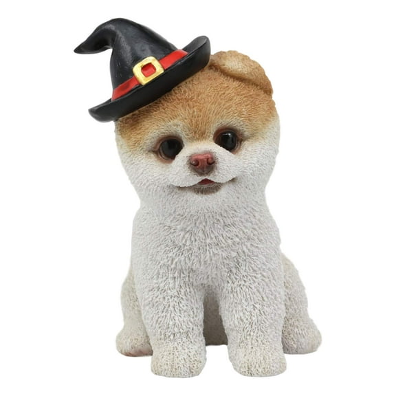 Halloween Boo The World's Cutest Pomeranian Dog Statue Pet Pal Dogs Collectible