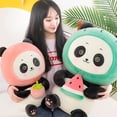 thumbnail image 3 of A Suave felpa Kawaii Panda muñeca cama dibujos animados delicados juguetes educativos para edades tempranas, 3 of 5