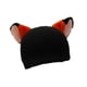 thumbnail image 1 of Funda para casco de esquí, accesorios para casco, decorativa, protectora, bonita, creativa, cálida y divertida. Orejas de zorro negro, 1 of 8