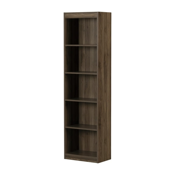 South Shore Axess, Contemporary Bookcase, Narrow Brown