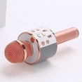 thumbnail image 3 of WS858 Mobile Phone Karaoke Microphone Wireless Bluetooth Capacitor Microphone Audio rose Red Karaoke microphone, 3 of 5