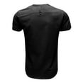 thumbnail image 5 of HAiming Men's Short Sleeve Cotton Linen Shirts Lightweight Casual Button Loose Summer Beach T-Shirt, 5 of 7
