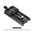 thumbnail image 4 of Andoer QRC-01 Placa de liberación rápida Placa QR Aleación de aluminio con tornillos de 1/4 y 3/8 pulgadas compatibles con Manfrotto 501HDV / 701HDV / 503HDV / 577/519/561 / Q5 Andoer Placa de liberación rápida, 4 of 5