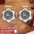 thumbnail image 3 of 3drose, Red-necked Phalarope Bird, Latrabjerg, Iceland - Eu14 Rbe0116 - Ralph H. Bendjebar, 3 inch Snowflake Porcelain Ornament, 3 of 7