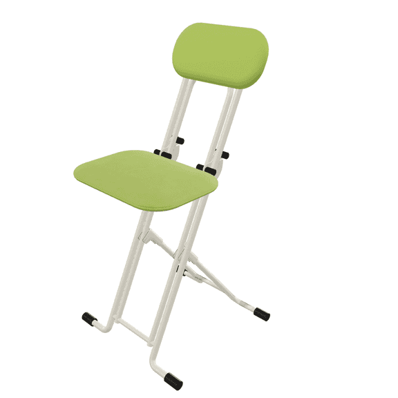 Plateau Chair - Terrace - Cushioned Folding Chair w/ Stepless Adjustable Seat Height