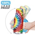 thumbnail image 6 of 40oz Boho Tie Dye Stainless Steel Flip Straw Tumbler Spill Proof Travel Cup Double Wall Vacuum Insulated Coffee Mug with Top Handle, 6 of 6