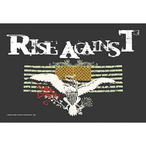 Rise Against Flag - Rise Against - Poster Flag