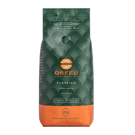 ORFEU Special Coffee, 100% Arabica, Medium Roast, Whole Bean, 250g (8.8oz)