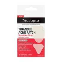Neutrogena Hydrocolloid Triangle Acne Patches, Sensitive Skin, 10 Count