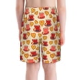 thumbnail image 3 of Cauagu Cups of Tea Print Swim Trunks for Men,Youth Boys Swim Shorts Compression Liner Beach Shorts Boys' Swimming Shorts 7-20 Years Bathing Suit-Small, 3 of 7