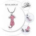thumbnail image 4 of Pet Crystal Cremation Jewelry for Ashes Memorial Ash Jewelry Keepsake Cat Urn Pendants for Animal Ashes Necklace, 4 of 9