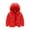 Red, variant on Esaierr Kids Boys Girls Fall Winter down Puffer Jacket Coat Youth Warm Hooded Puffer Outerwear Fashion Lightweight Water-Resistant Packable Kid Puffer Jacket Winter Outwear，Size 6-13T