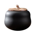 thumbnail image 1 of Bol à Sucre avec Couvercle, Pot à Sel, Pot à Épices-Noir-300ml, 1 of 7