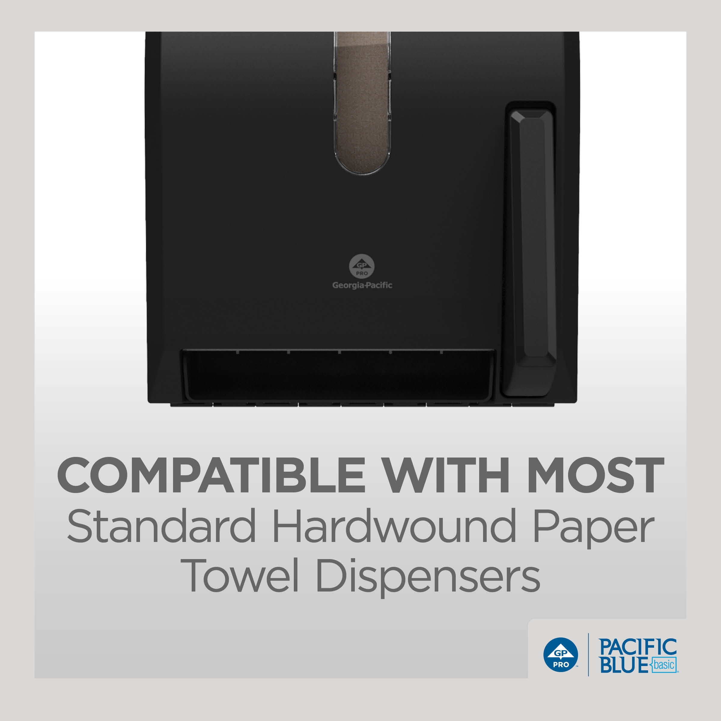Pacific Blue Basic® Recycled Paper Towel Roll by GP PRO (Georgia-Pacific), White, 26601, 800 Feet Per Roll, 6 Rolls Per Case