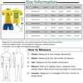 thumbnail image 2 of Surgei 2223 Brasil Camisetas de fútbol, Brasil Estadio de casa Número #10 Neymar Jr. Impreso Manga Corta Tops Calcetines Camisetas de fútbol de 4 piezas, Camisetas de fútbol de Brasil para Niño, 22, 2 of 4