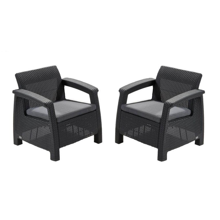 Keter Corfu All Weather Resin Piece Patio Conversation Set