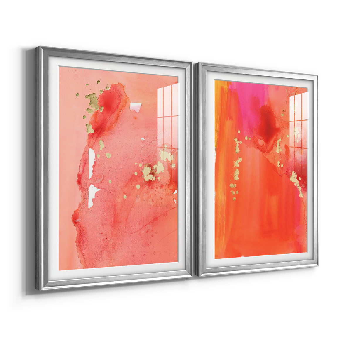 Wexford Home Mythological I Premium Framed Print, 18.5" x 24.5" - Ready to Hang, Silver (Set of 2)