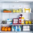 thumbnail image 4 of Stackable Plastic Food Storage Bins - Refrigerator Organizer With Handles For Pantry  Fridge  Freezer  Kitchen  Countertops  Cabinets - Clear Can Organizer, 4 of 6
