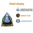 thumbnail image 3 of Pirámide de orgonita inspiradora para el éxito, antiestrés, calma, crecimiento, fuerza, cristal curativo, pirámide de piedras preciosas, 3 of 5