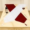 thumbnail image 3 of Dserhfy Table Runner Exquisite Surface Wear Resistant Soft Comfortable Fashion Protect Desk Improve Ambience Wedding Banquet Christmas Table Runner Home Supplies, 3 of 7