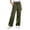 Army Green, variant on Annhoo Womens Baggy Sweatpants Elastic Waist with Drawstring and Side Pockets Causal Wide Leg Workout White Pants