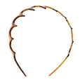 thumbnail image 4 of Alice Band Hair Head Peine Diadema Pinza Niñas Damas - marrón Sunnimix Diadema de dientes profundos, 4 of 6