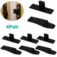 thumbnail image 1 of 4 Pair Push In Fittings Press Fit Panel Clips Kitchen Plinth Fasteners, 1 of 9