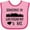 Pink and Fuchsia, variant on Inktastic Las Vegas Nevada Someone Loves Me Skyline Boys or Girls Baby Bib