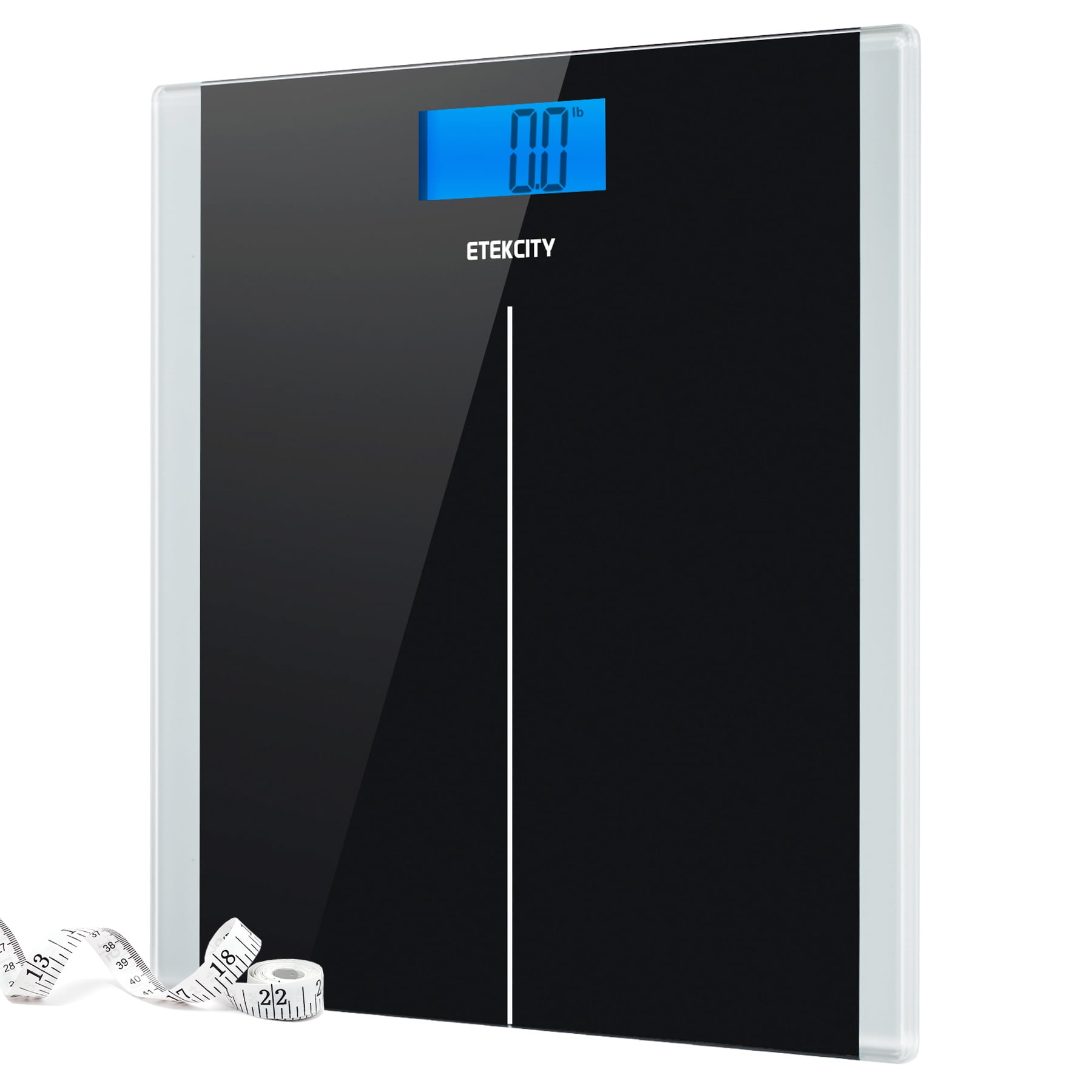 Etekcity Digital Body Weight Bathroom Scale With Body Tape Measure And Round Cor 