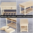 thumbnail image 3 of Escritorio en miniatura, modelo de escritorio de madera, simulación de muebles, mini decoración de casa., 3 of 8