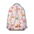 thumbnail image 4 of Cottagecore Fungi Backpack Boho Vintage Magical Forest Mushrooms and Fairy Tale Design Psychedelic Trippy School Bag, 4 of 5