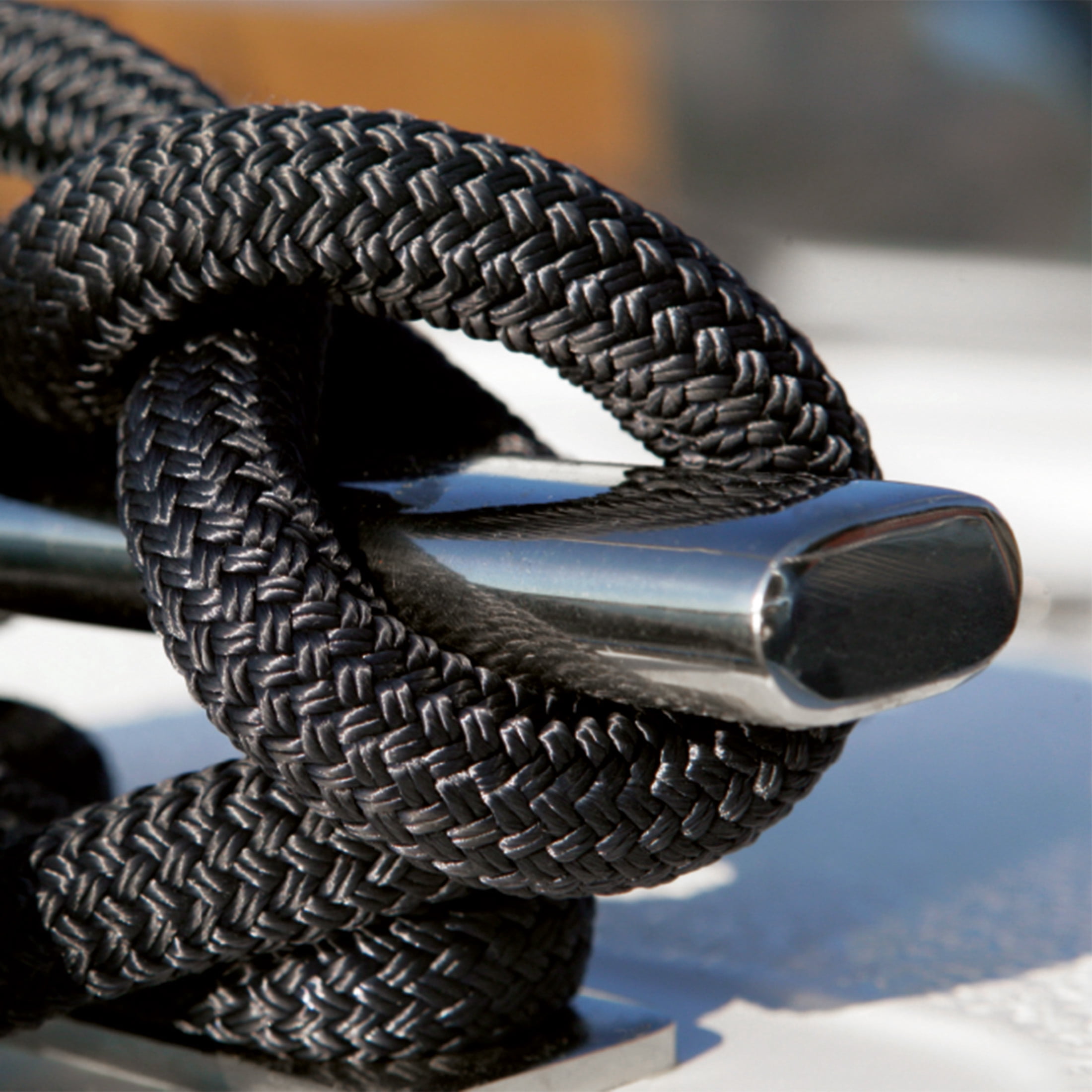 New England Ropes Premium Dock Line 1/2 X 25 Double Braided BLUE