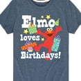 thumbnail image 3 of Sesame Street - Elmo Loves B Days - Toddler and Youth Short Sleeve Graphic T-Shirt, 3 of 5