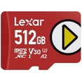 thumbnail image 1 of Memoria MicroSDXC Lexar Play 512 GB UHS-I 150MB/s A2 V30, 1 of 3