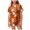 H6-Orange, variant on CAUYDY Halloween Pajamas Kids Girls Pajamas 2-Piece Pjs Set Kids Short Sleeved and Shorts Jammies Casual Wear Girls' Sleepwear Lounge Clothes Orange Sizes 8-9 Years